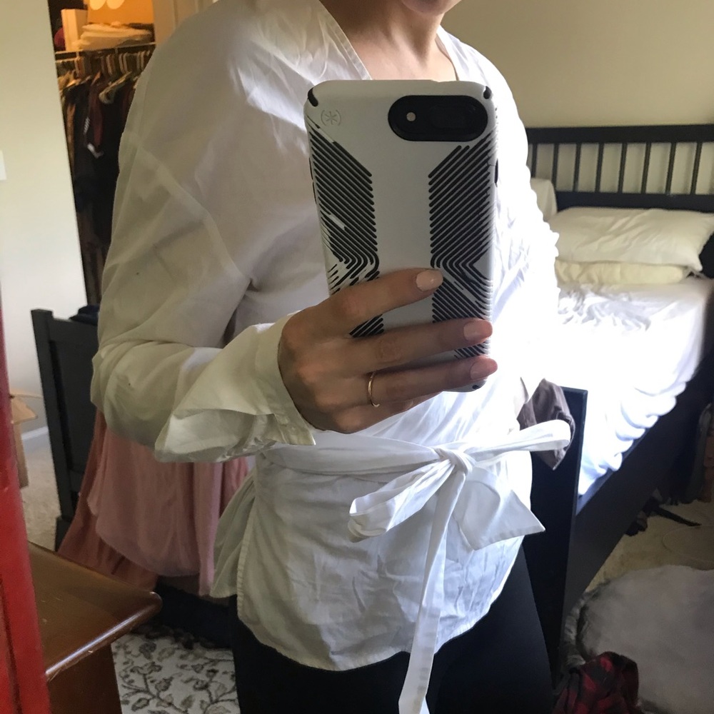 A New Day white wrap shirt - Picture 7 of 10